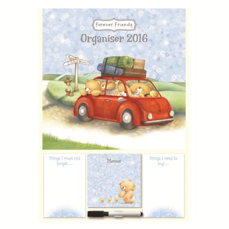 A3 Forever Friends Month-to-View Family Organiser 2016